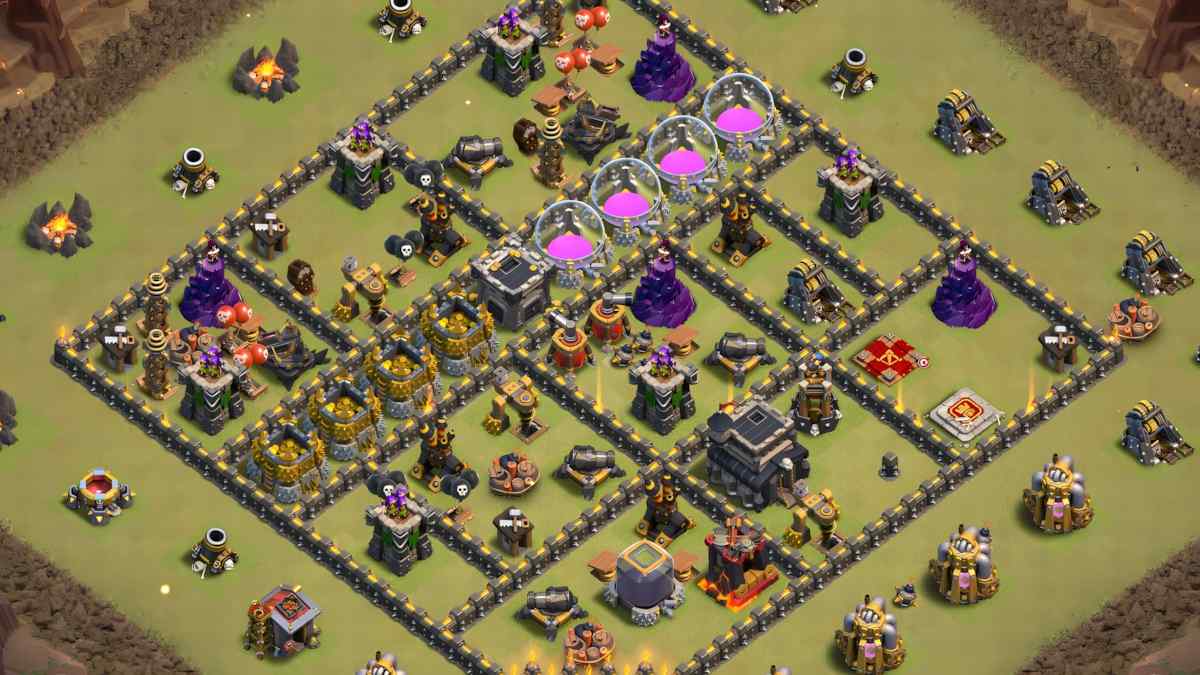 Ranked #10: Powerful TH9 Base Design