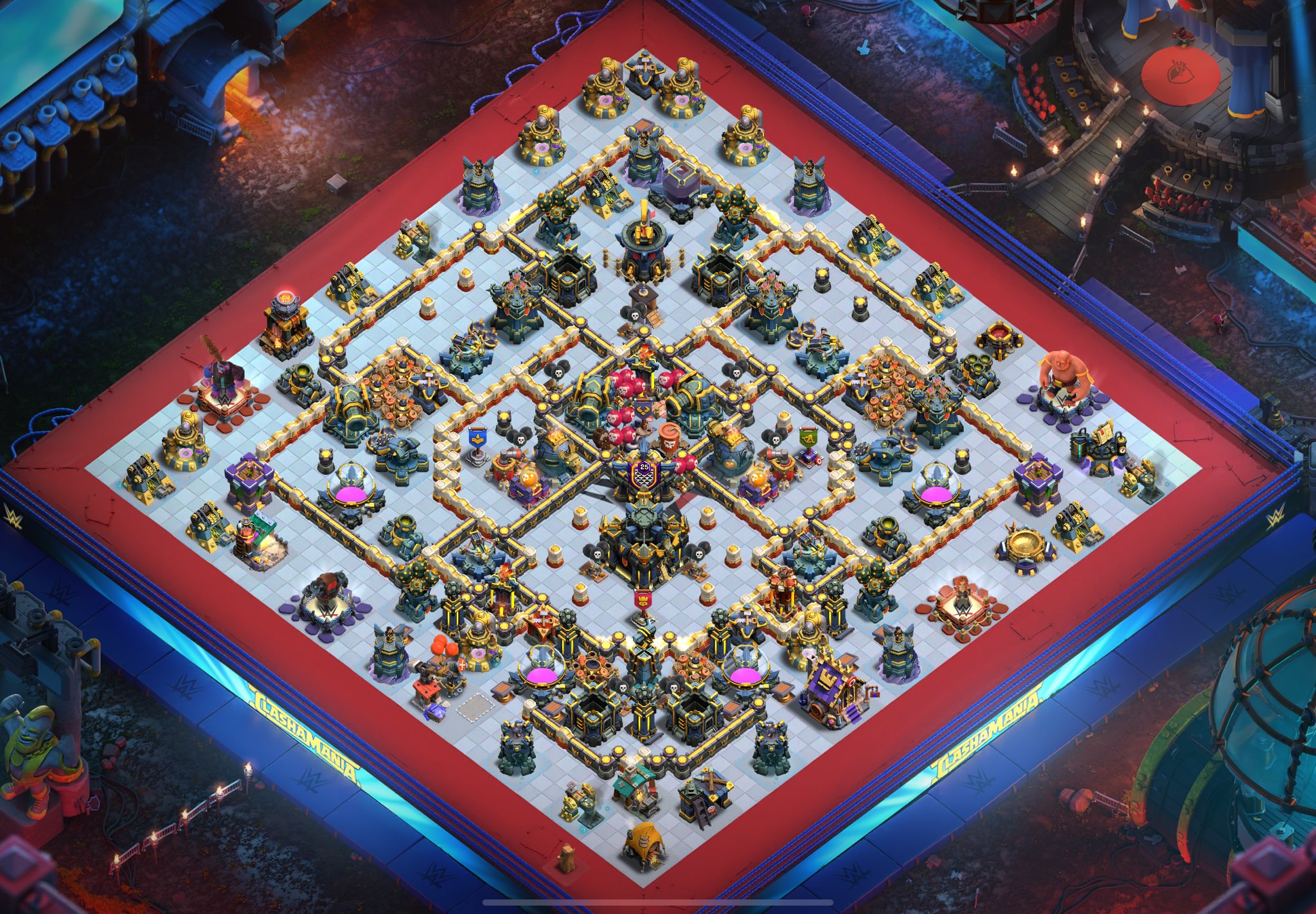 TH17 Anti 3-Star CWL Base | Clashmania Champion Layout