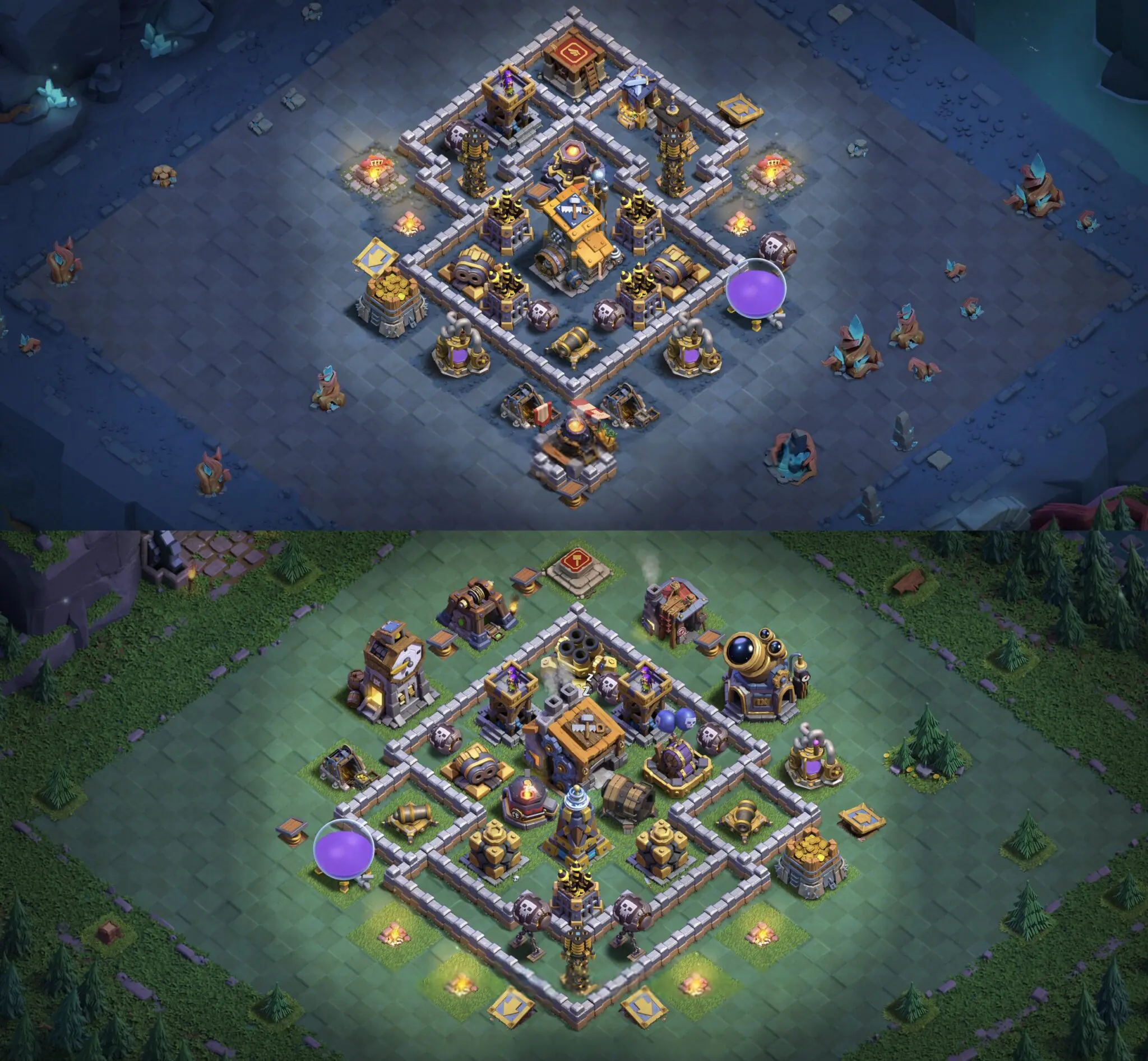 Unbeatable Builder Hall 9 Base with Instant Link [2025]