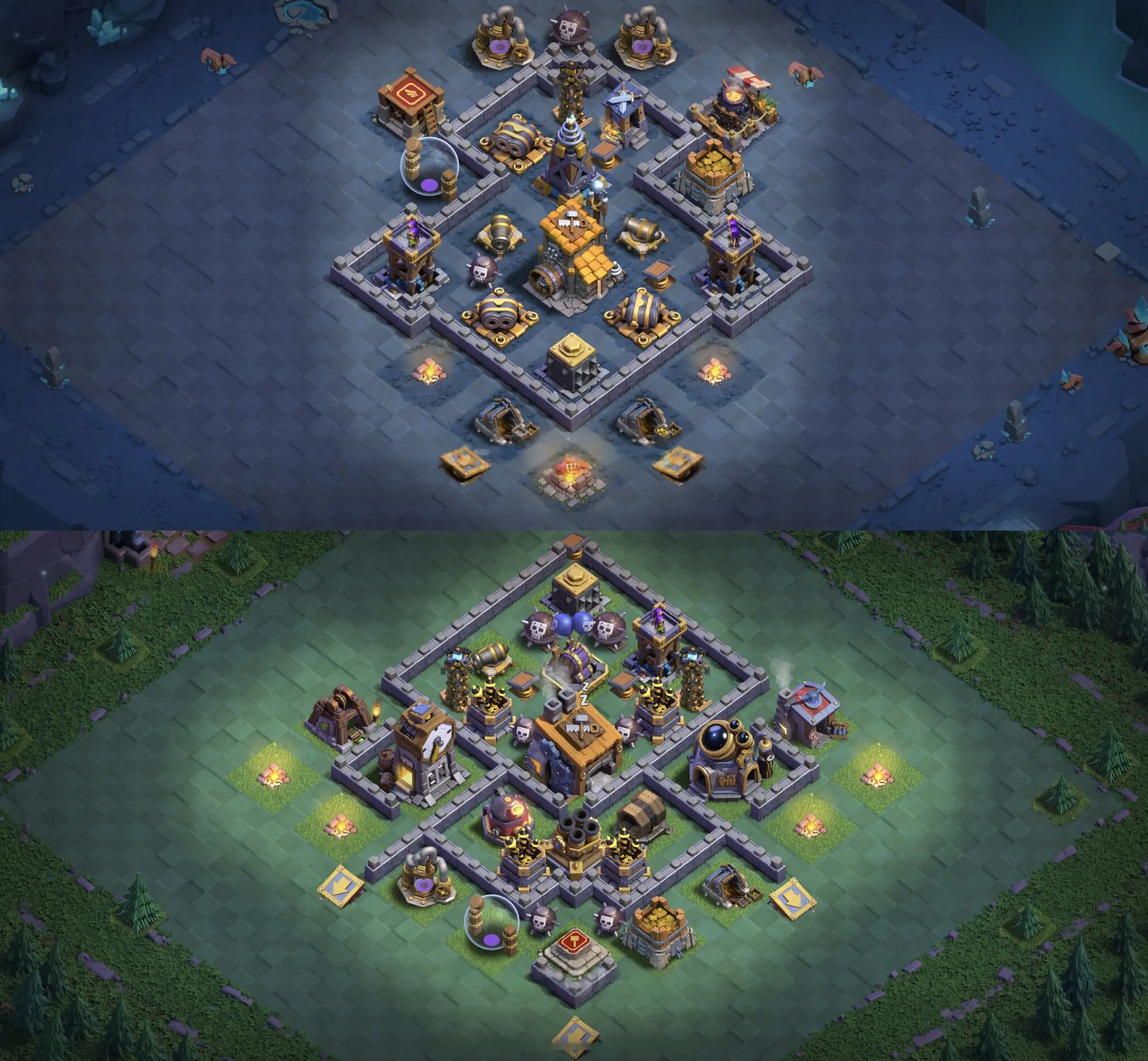 Unbeatable Builder Hall 8 Base with Instant Link – 2025