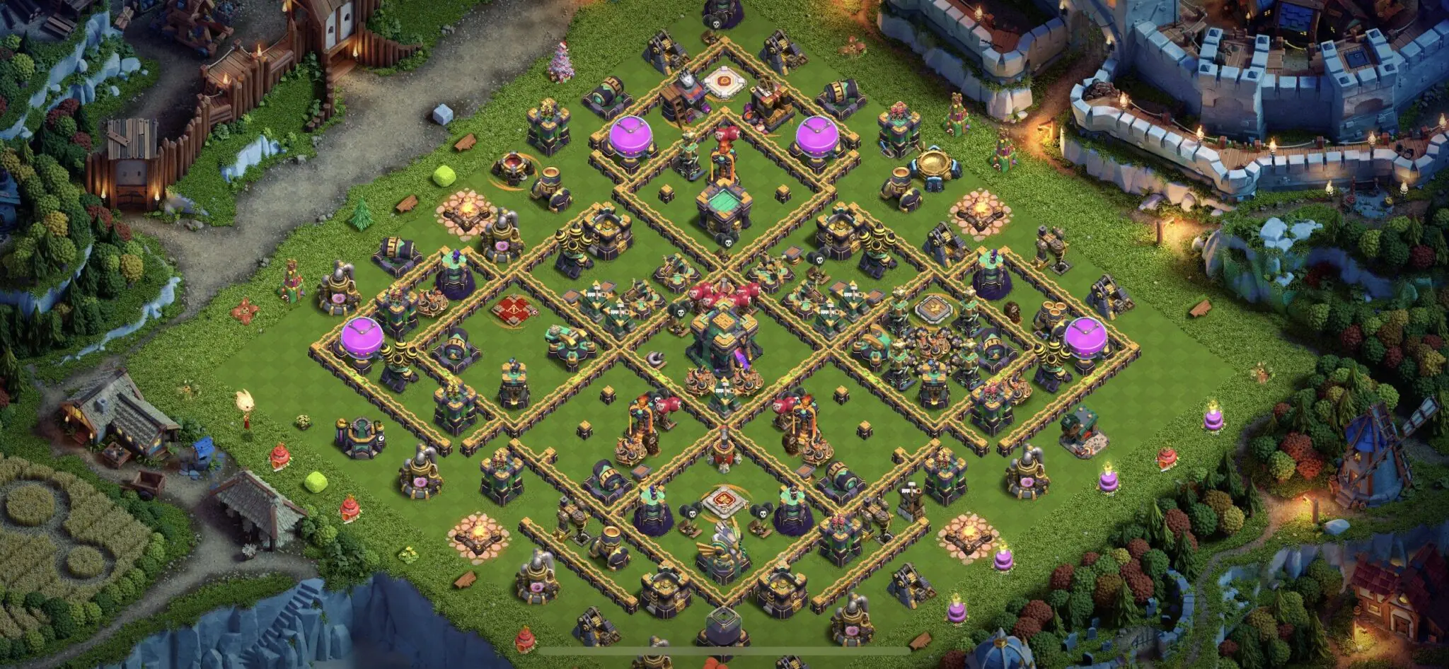 Best Town Hall 14 Defense Base with Copy Link