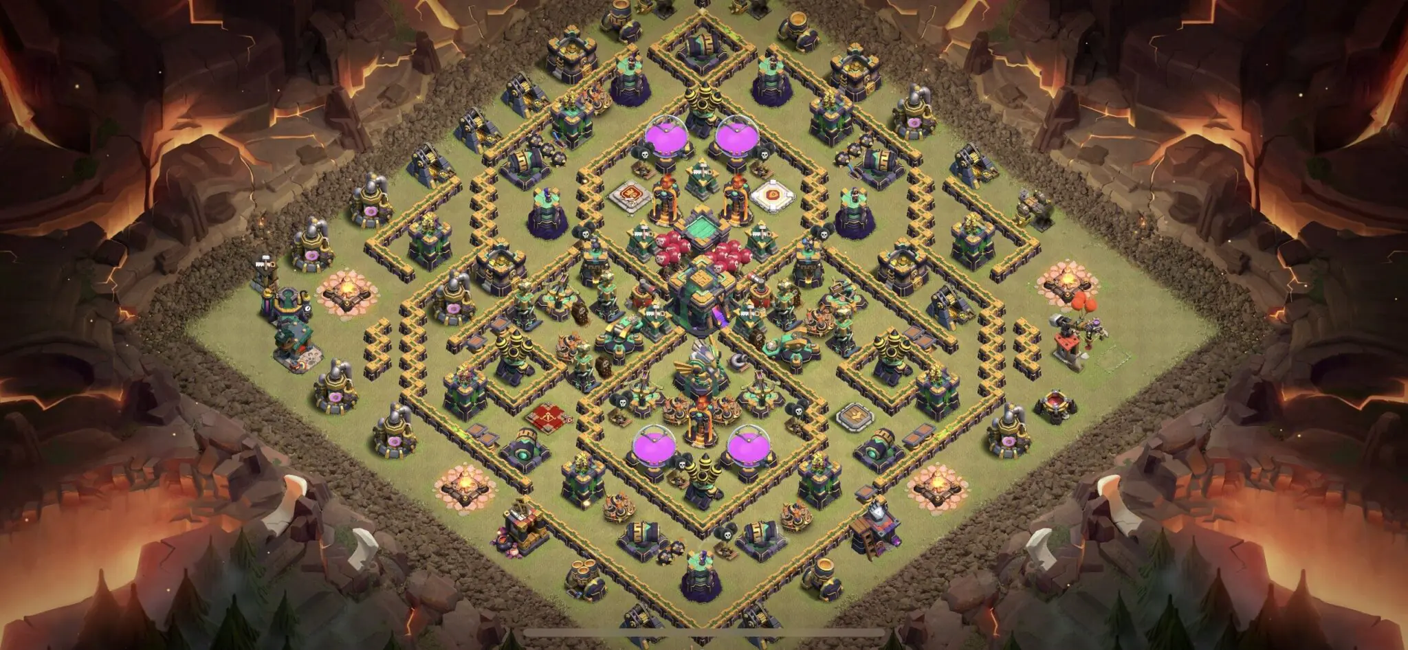 Top Town Hall 14 War Base with Link