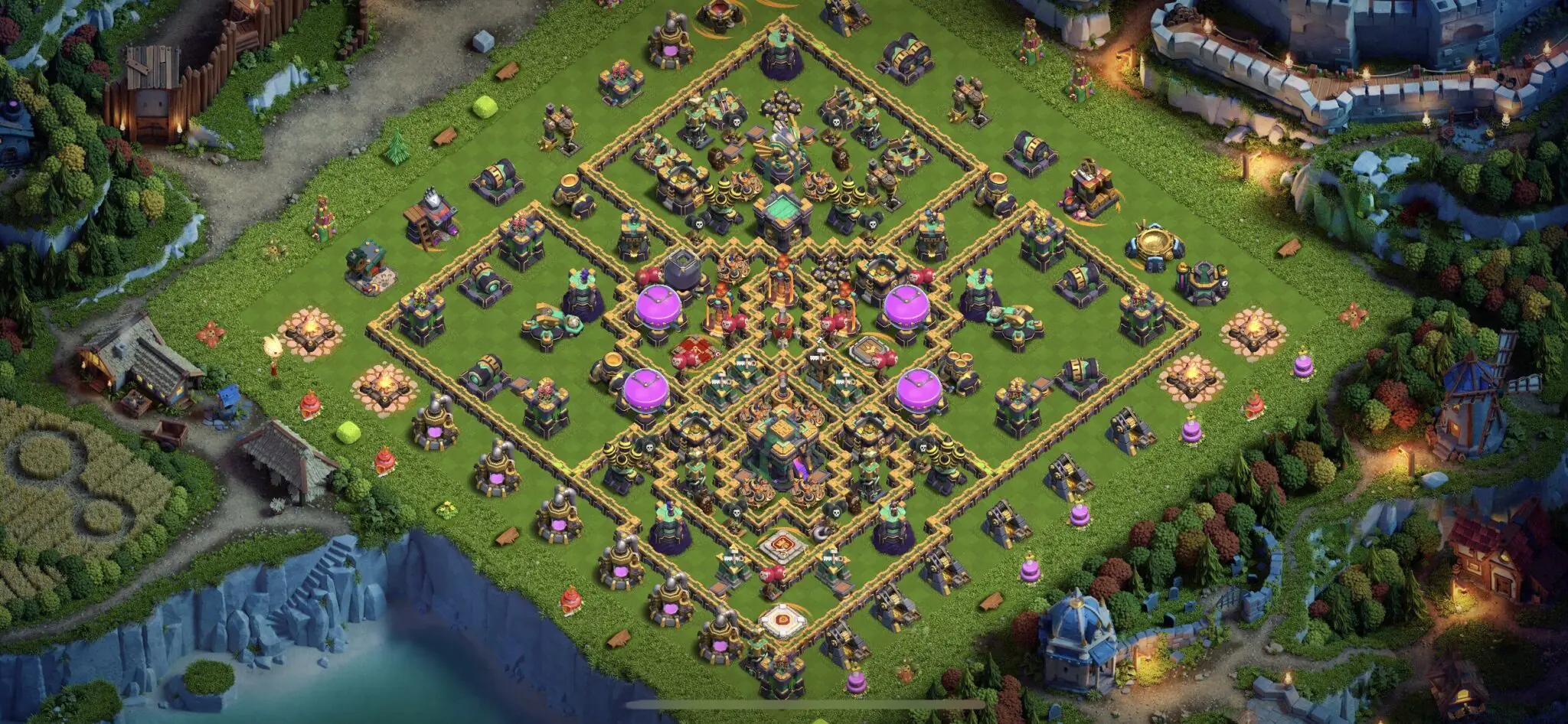 Best Town Hall 14 Farming Base to Protect Loot – Copy Link Inside