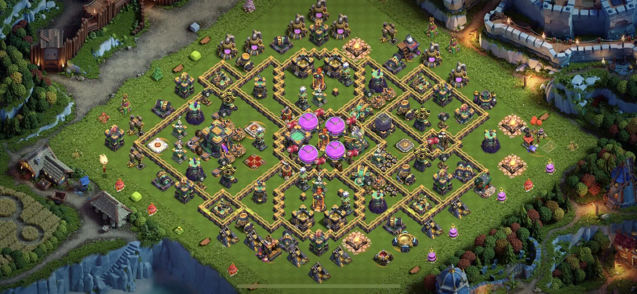 Ultimate Town Hall 14 Farming Base with Link to Copy