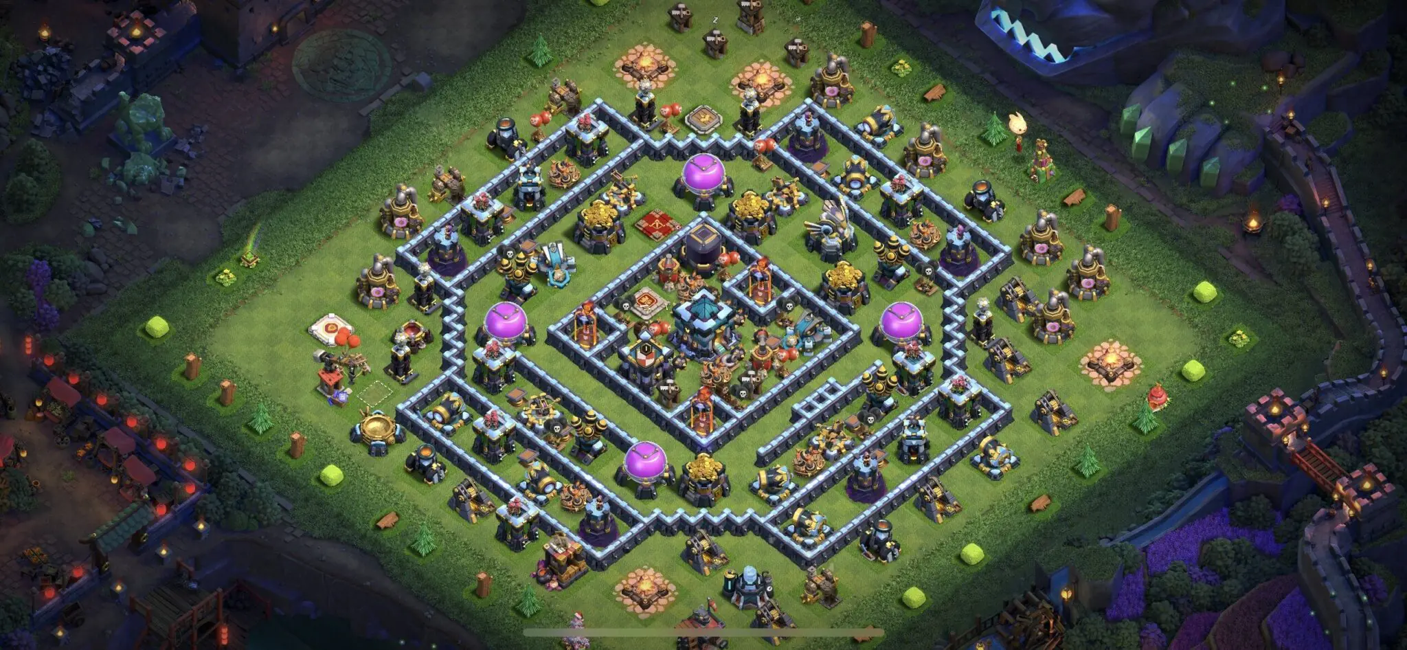 Ultimate Town Hall 13 Farming Base with Copy Link
