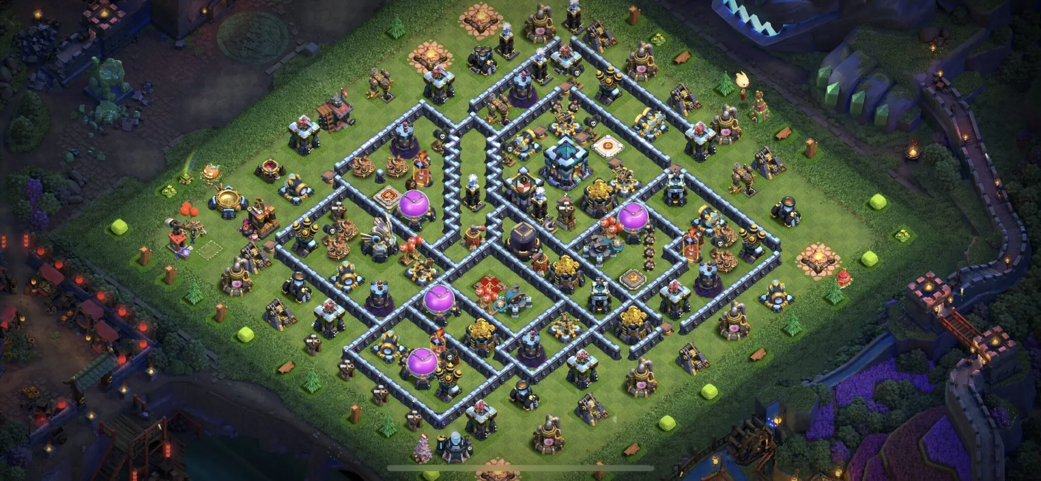 Top Town Hall 13 Farming Base Layout with Copy Link