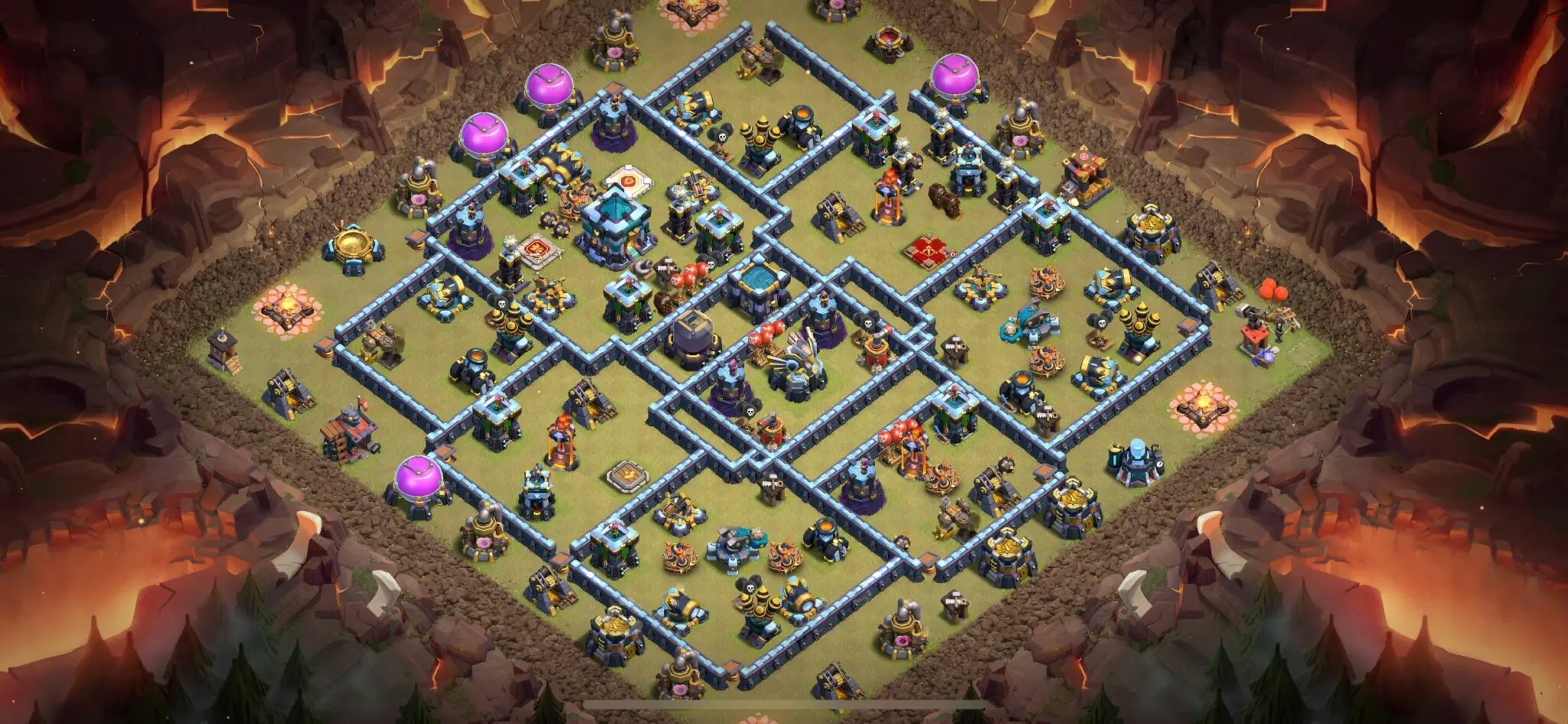 Ultimate Town Hall 13 War Base with Copy Link