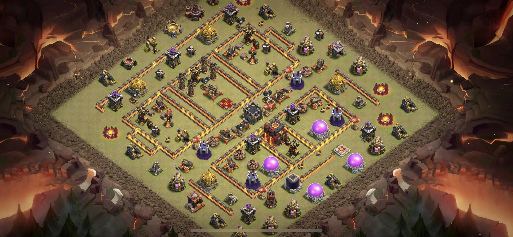 Best Town Hall 10 War Base Layout with Copy Link