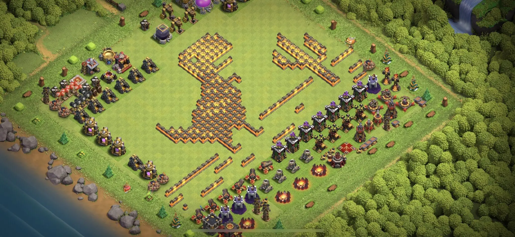 Best Town Hall 10 Troll/Funny Base Layout with Copy Link