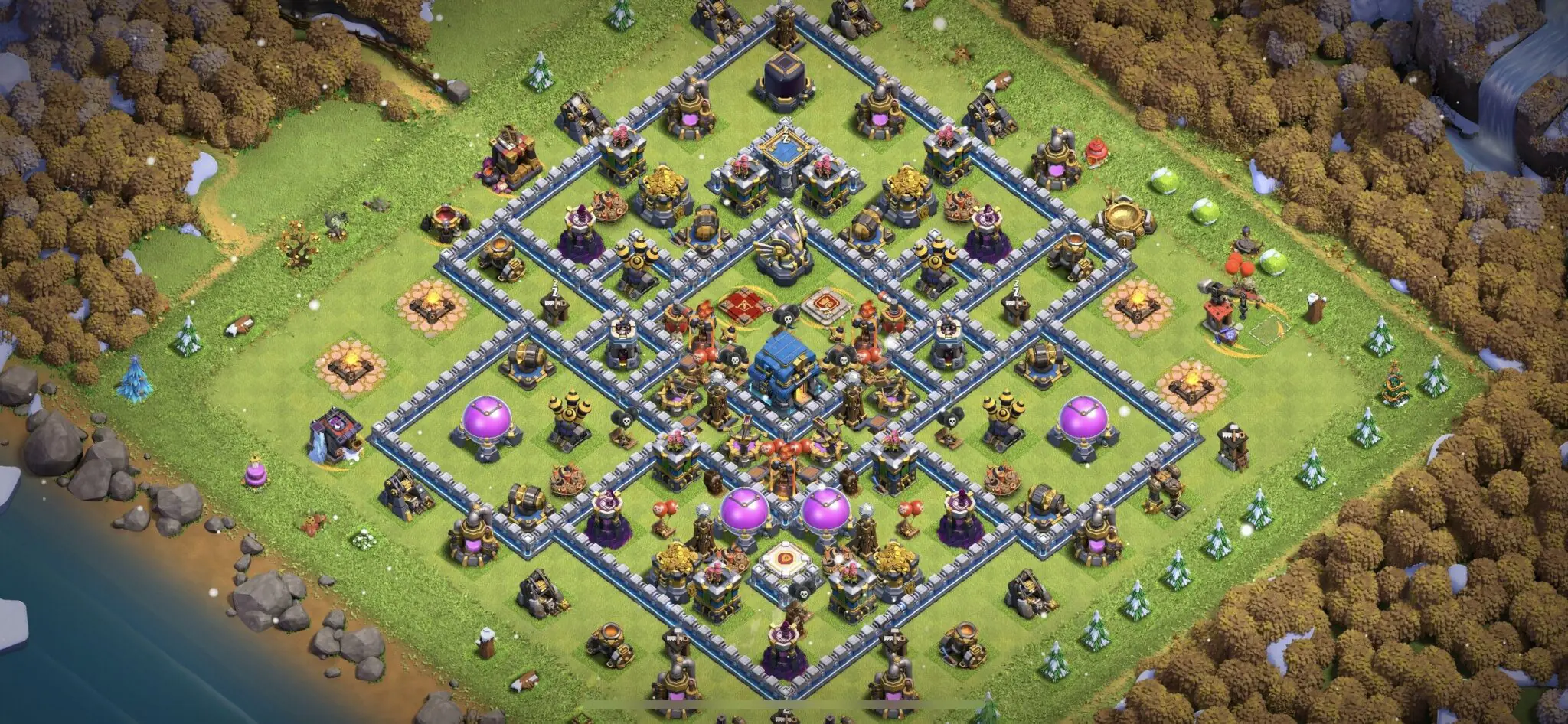 Best TH12 Farming Base Setup with Copy Link