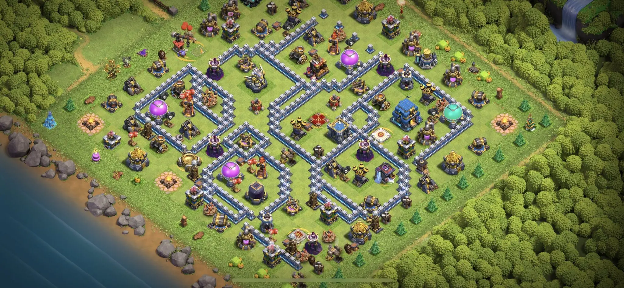 Best TH12 Defense Base Design with Copy Link