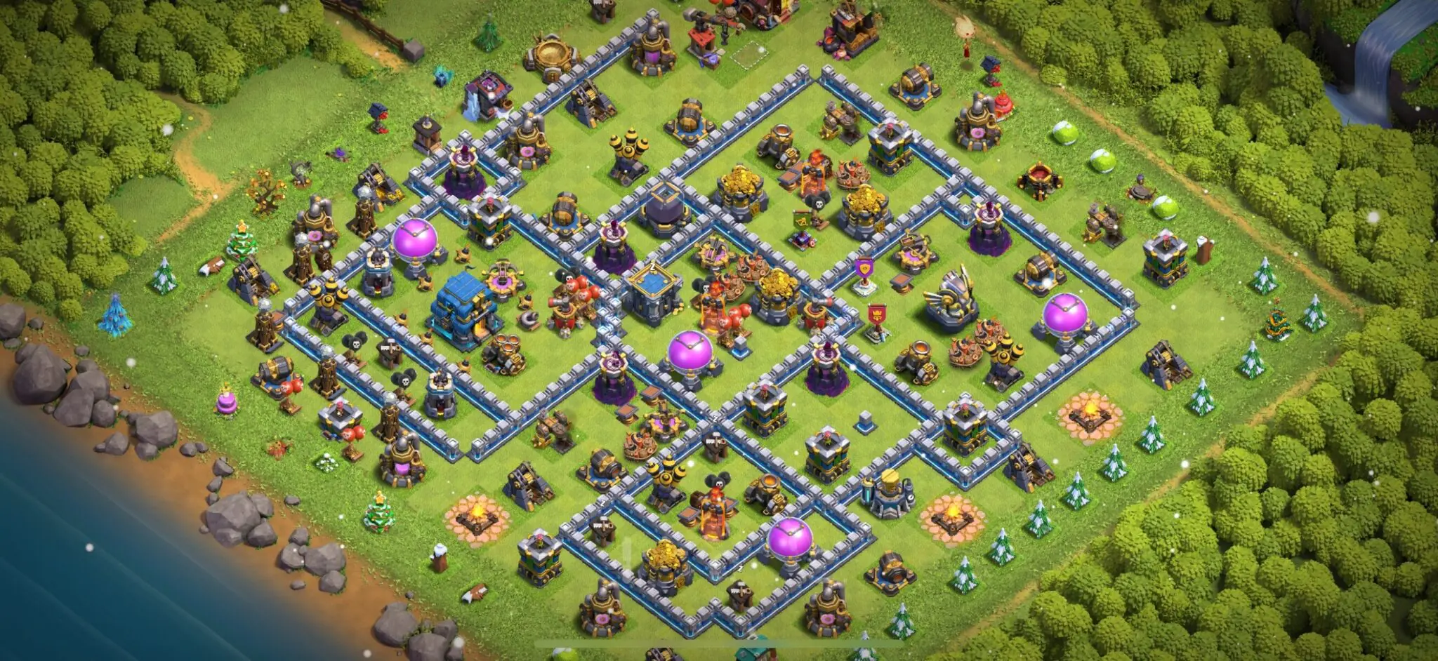 Best TH12 Farming Base Design with Copy Link