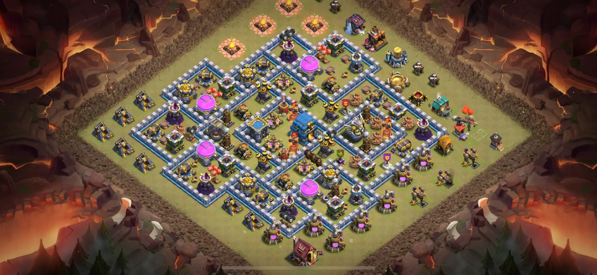 Best TH12 War Base Layout with Copy Link