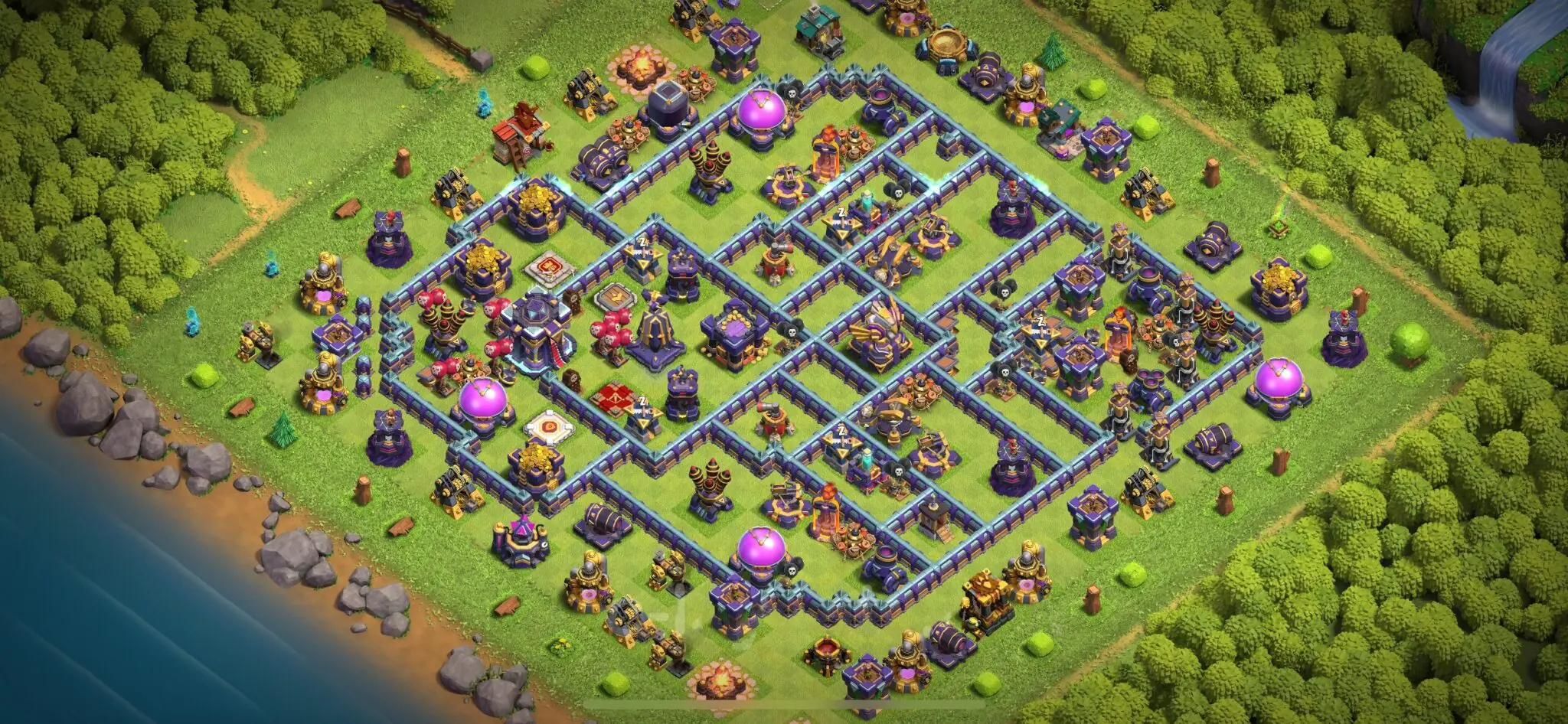 Ultimate TH15 Defense Base Layout with Instant Copy Link