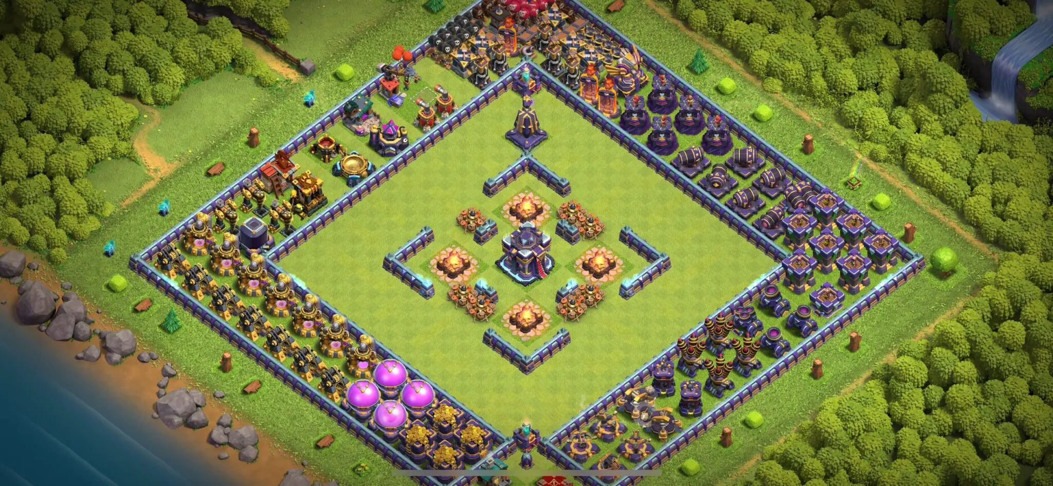Hilarious TH15 Troll/Funny Base Layout with Copy Link