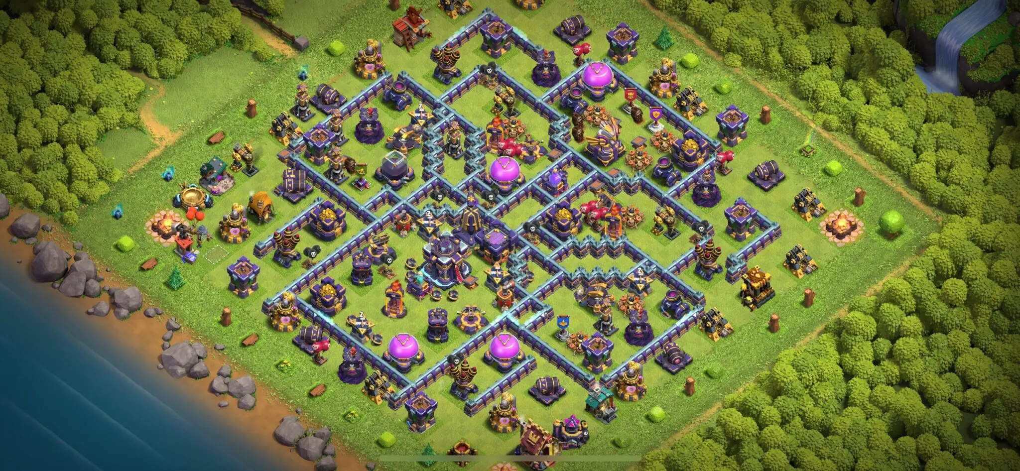 Top TH15 Defense Base Design with Instant Copy Link