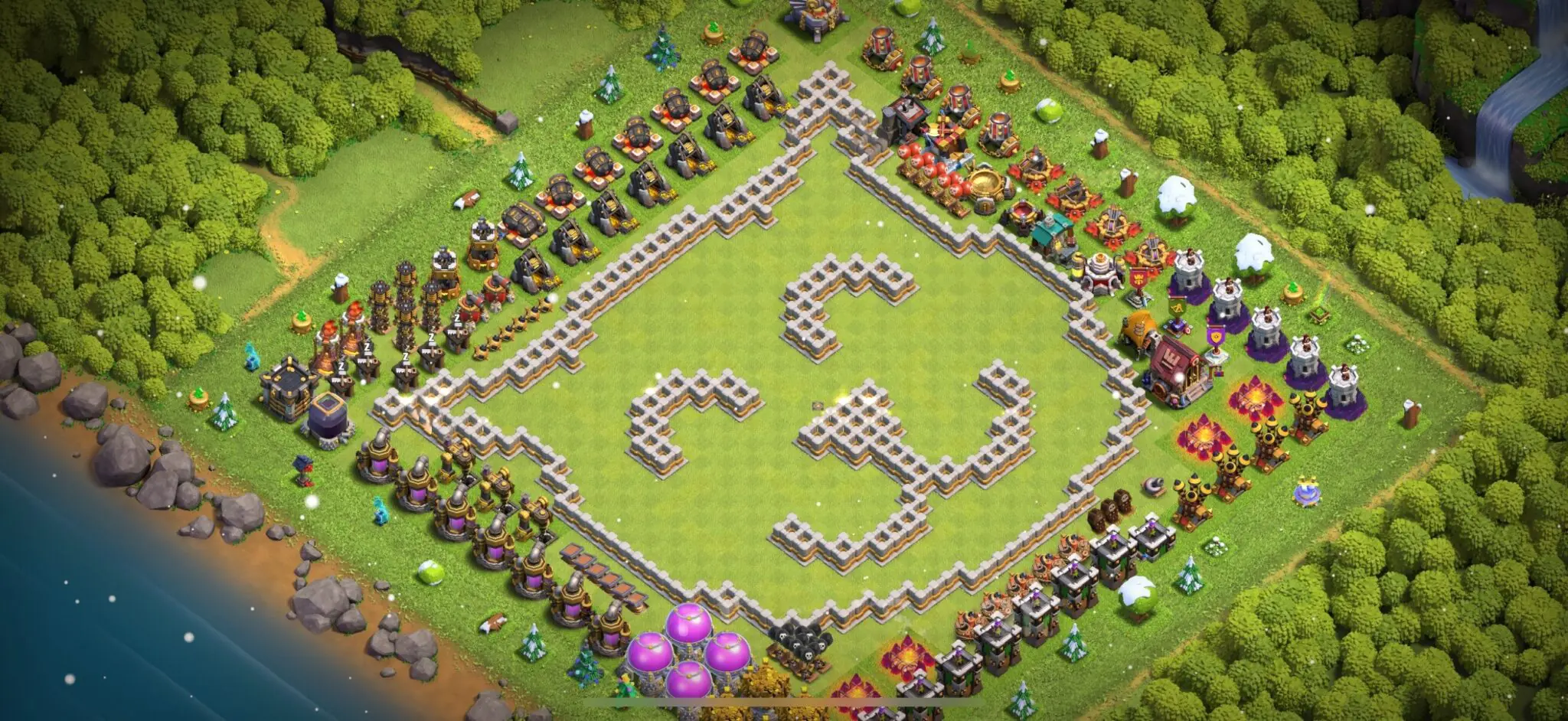 Hilarious TH11 Troll/Funny Base Layout with Copy Link