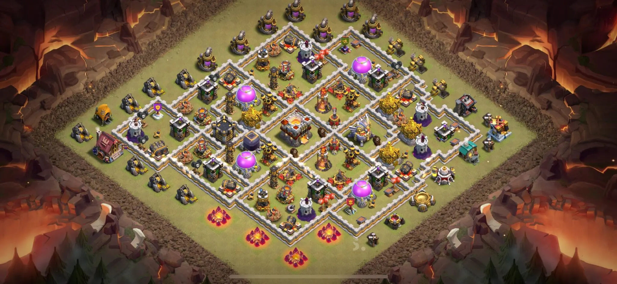 Invincible TH11 War Base Layout with Instant Copy Link