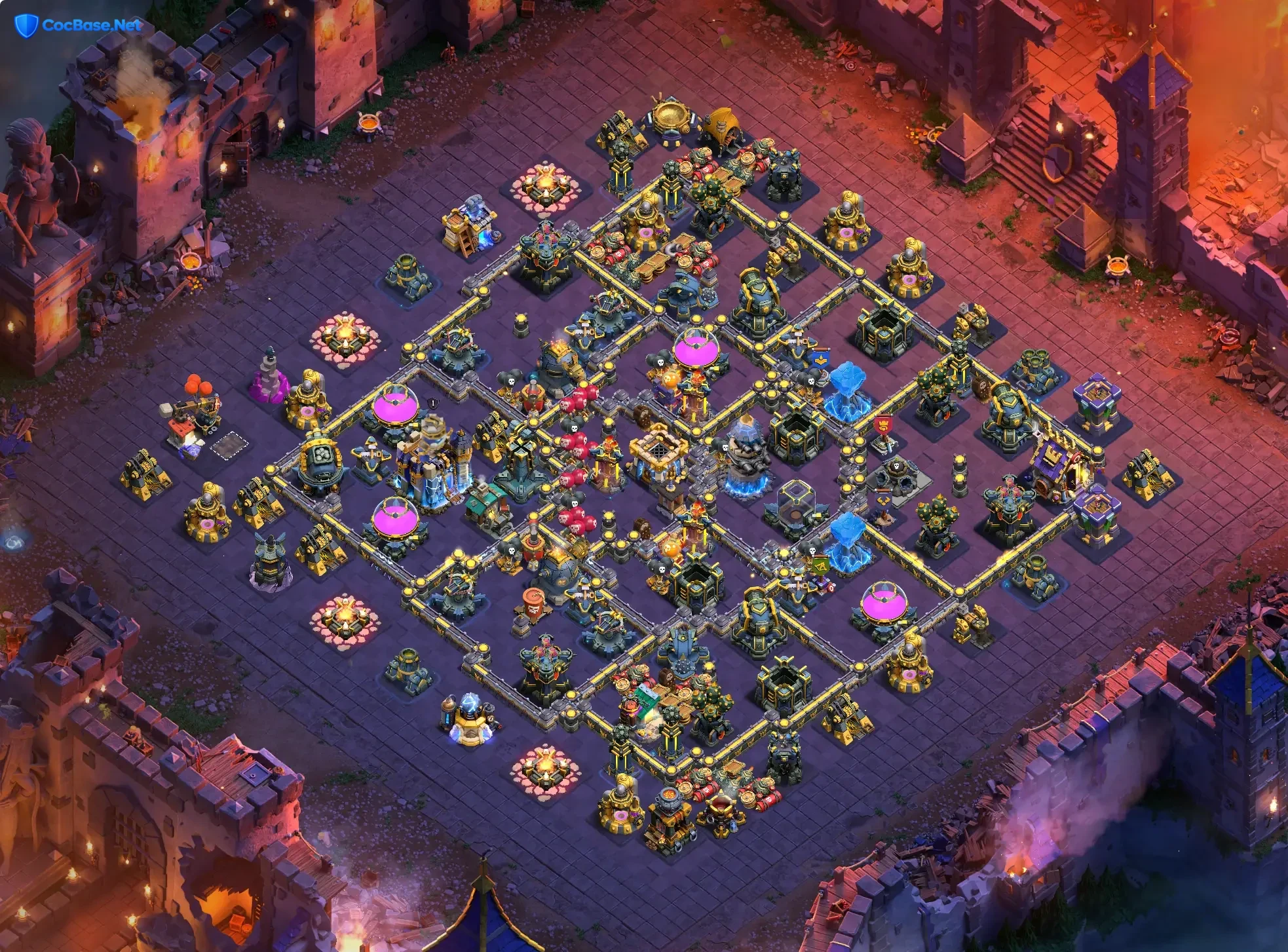 Optimized TH18 War Base Design: Unleashing Strategic Supremacy