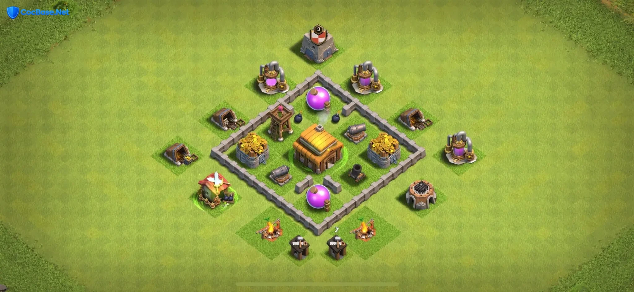 Optimized Resource Haven: Mastering the Art of Town Hall 3 Farming