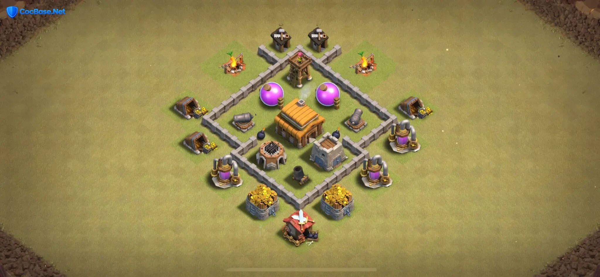 Optimizing Resource Yield at Town Hall 3: Elite Farming Designs