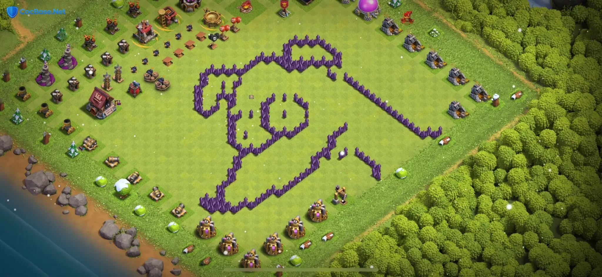 Top Town Hall 7 Troll Base Design with Link