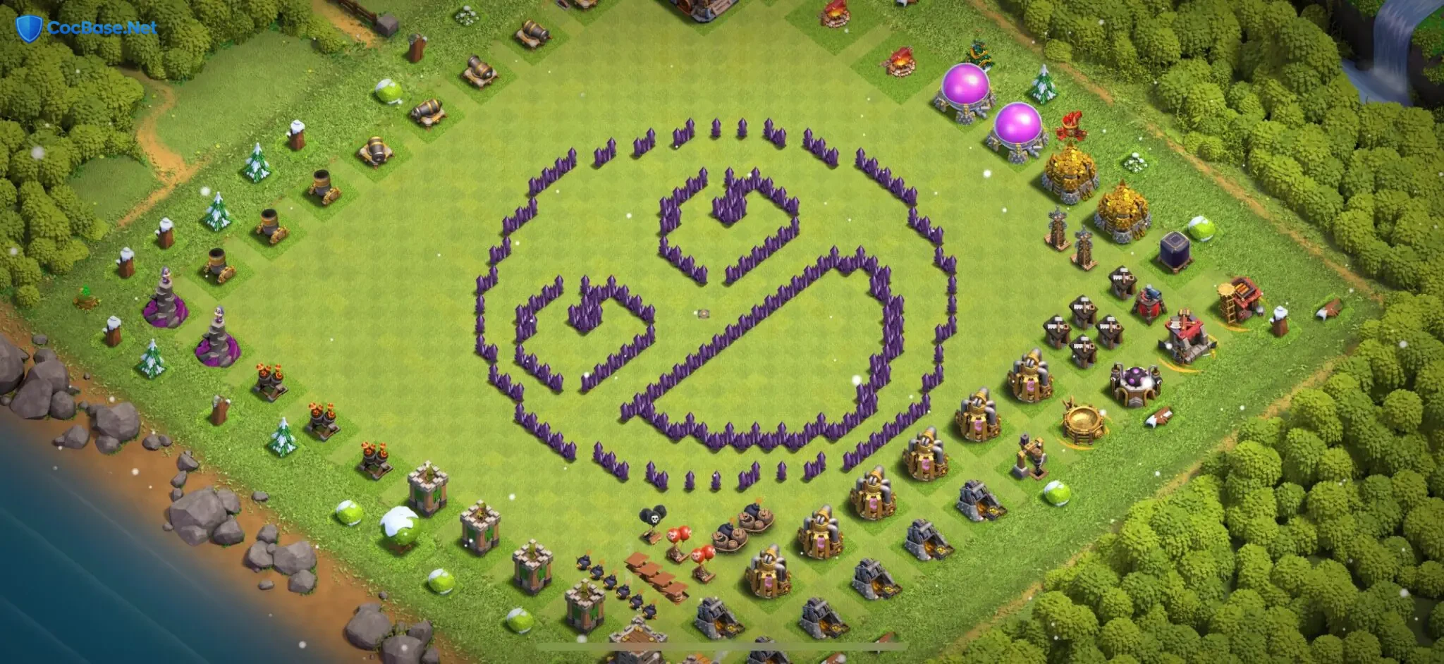 Elite Town Hall 7 Fun Base with Link