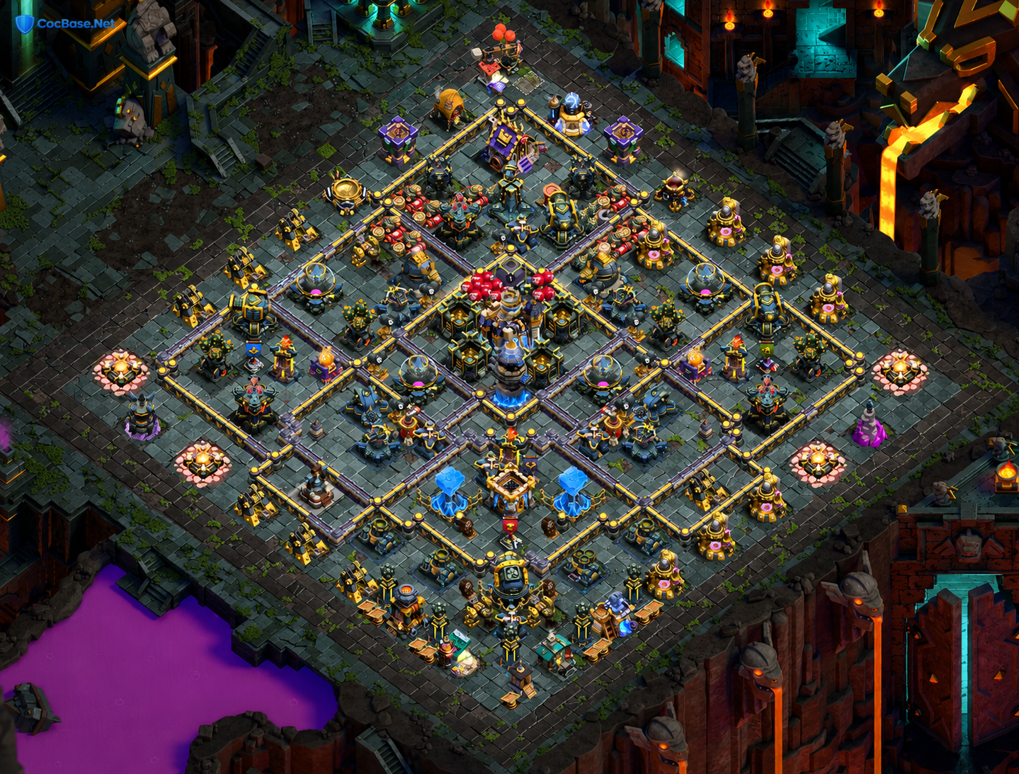 TH18 CoC Farming Base Layout For Anti Root Rider 2026 Copy Link
