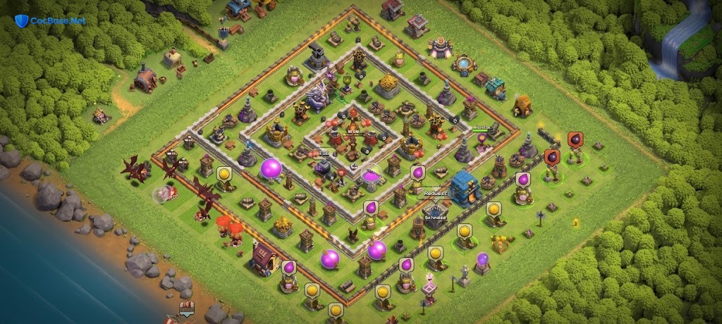 TH12 Pro CoC Progress Base Layout Core Shield Copy Link