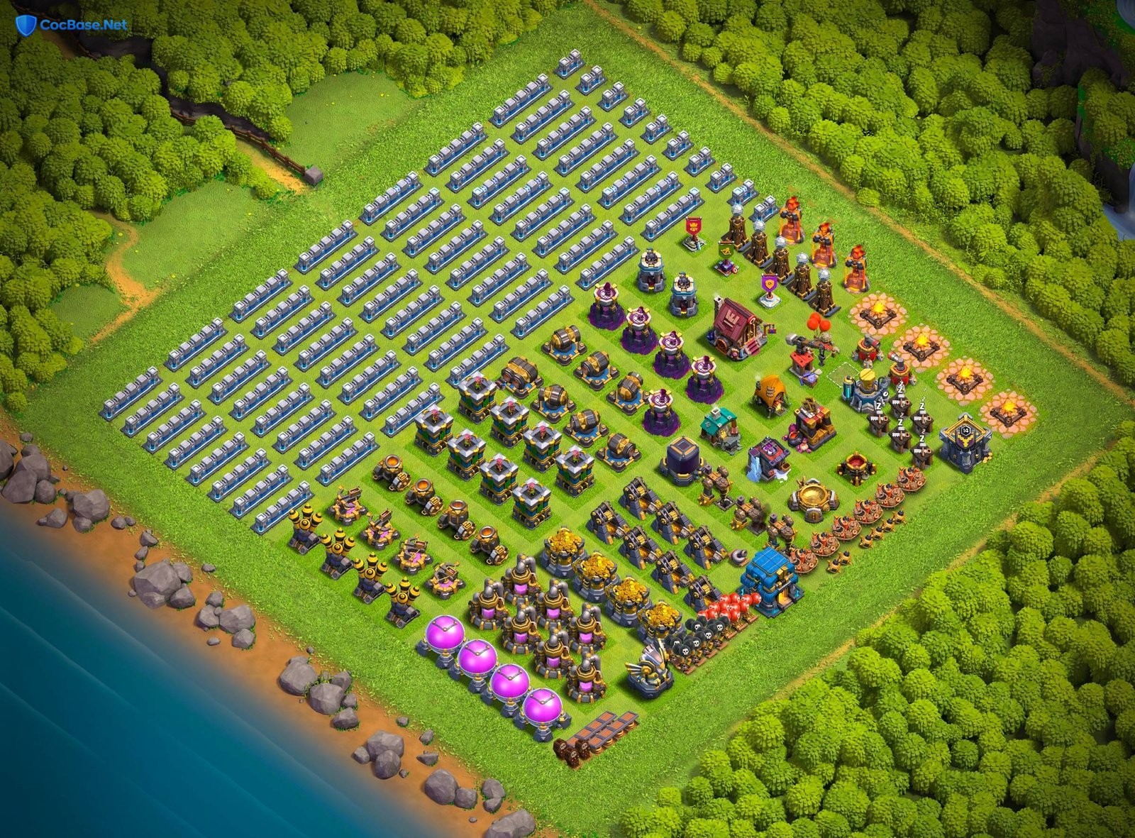 TH12 CoC Troll Base Layout For Anti 2 Star Instant Link