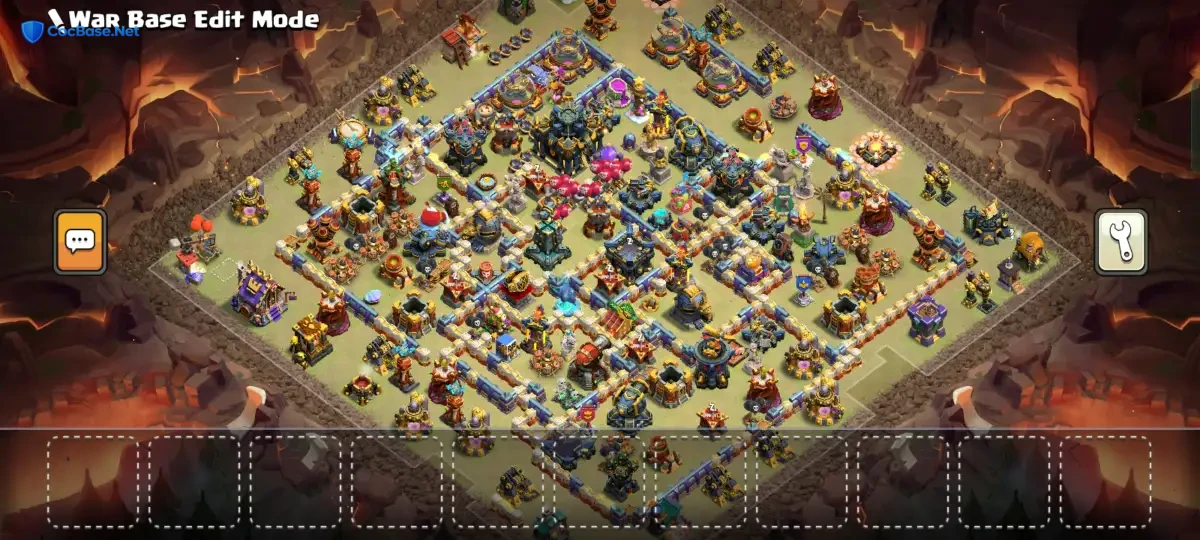 TH17 Pro CoC Cwl Base Layout Anti Queen Charge Instant Link