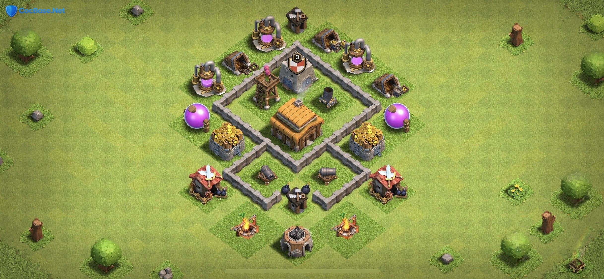 A Solid TH3 Base Layout for Mastering Defense Strategies as a Beginner