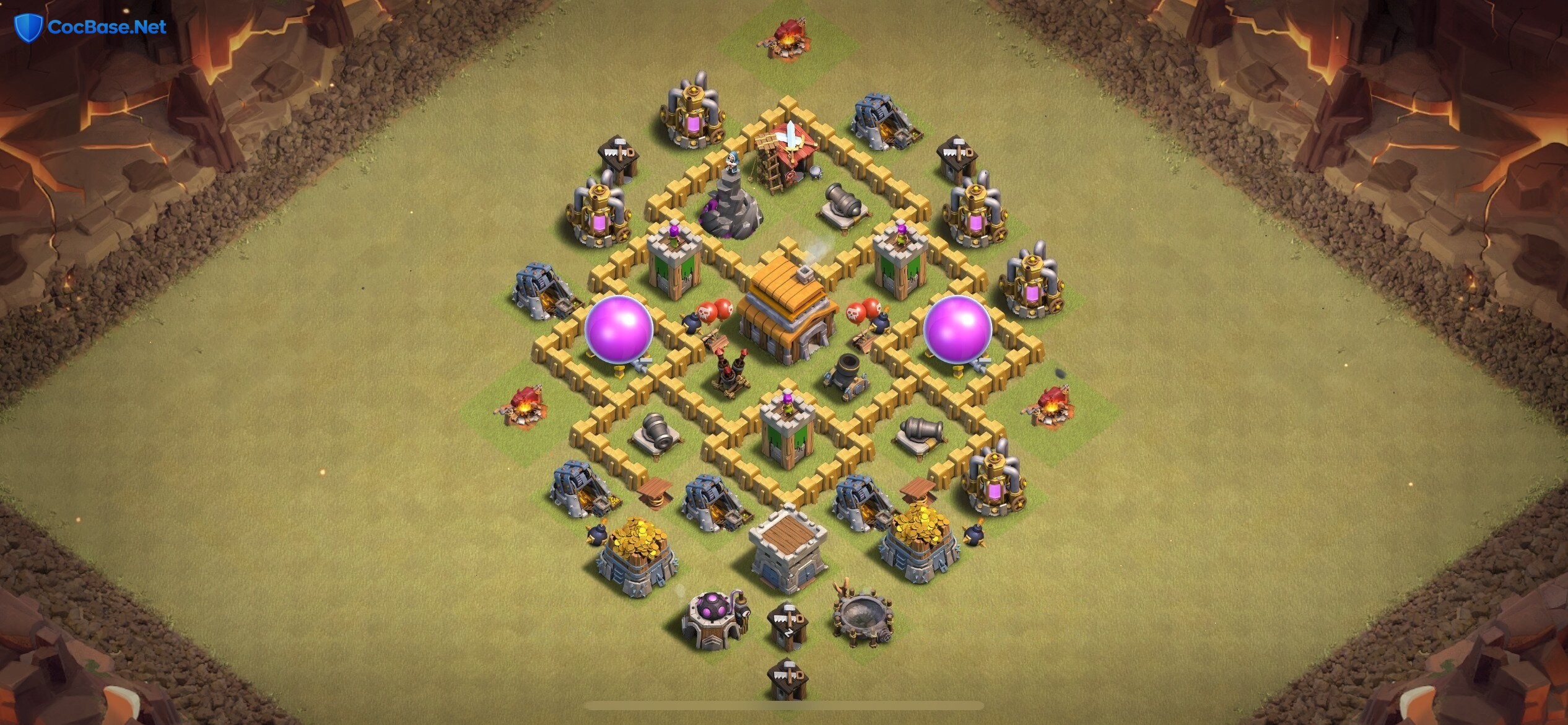 Dominate Battles with a Powerful TH5 War Base Layout