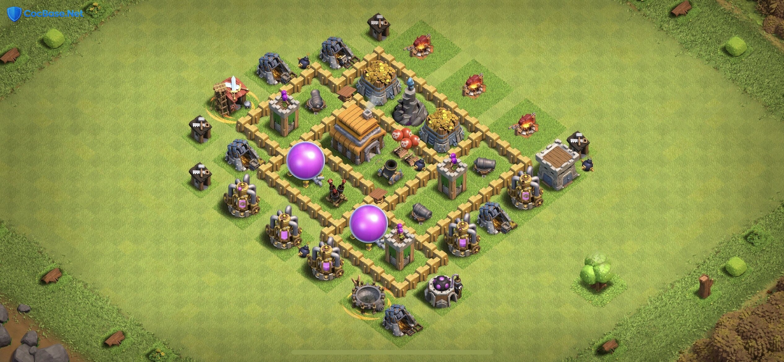 Perfect Your Defense with a Strong TH5 Base