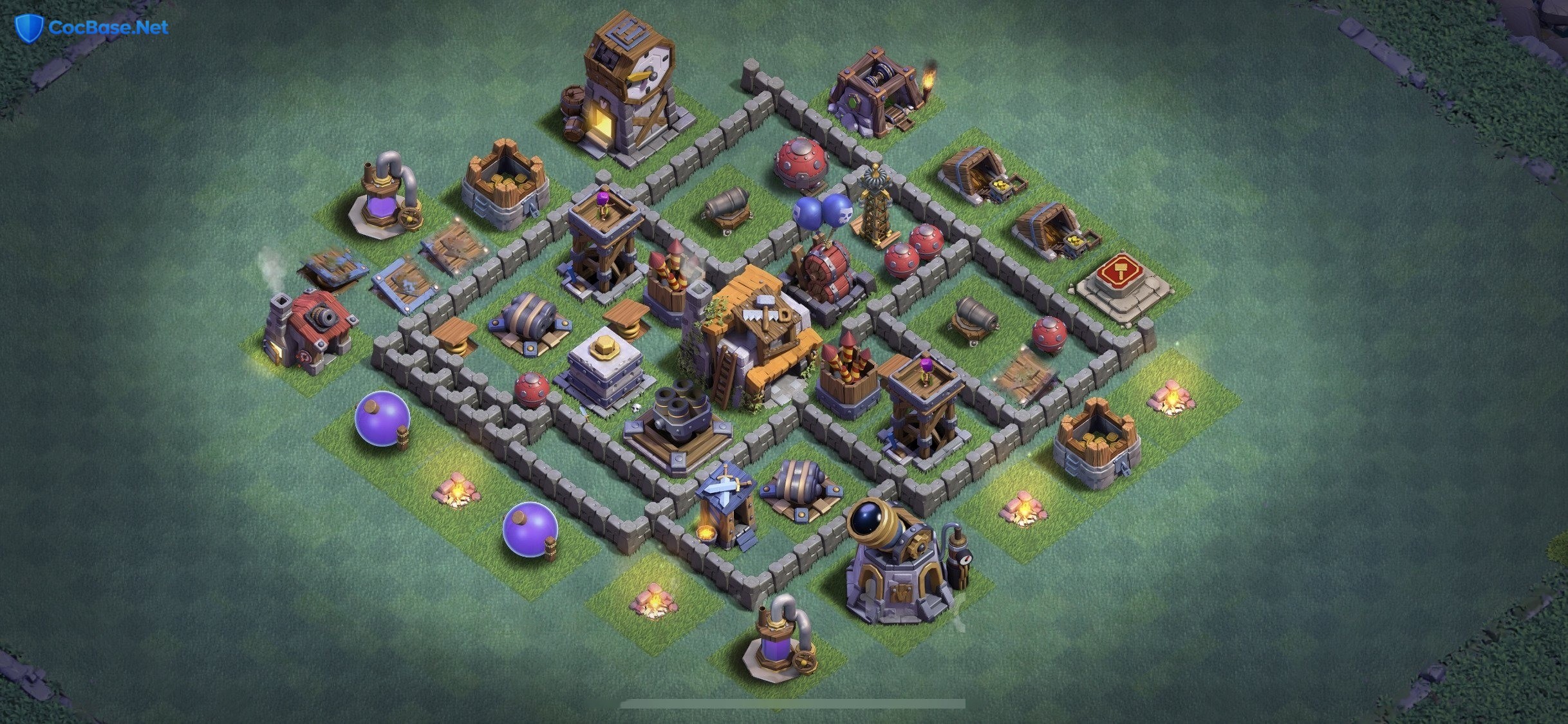 Dominate the Leaderboards with This Insane Builder Hall 5 Base Layout