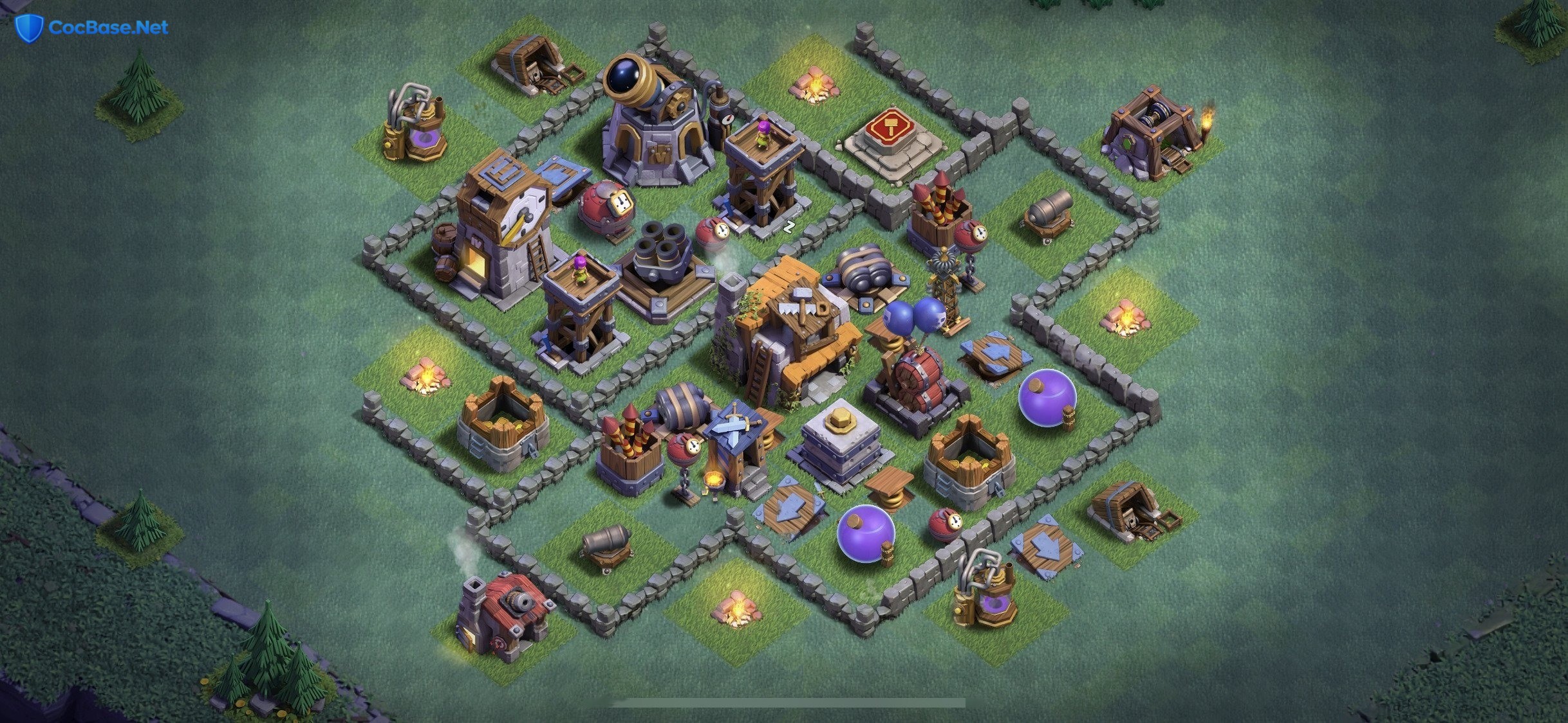 Dominate the Competition with this Unstoppable Builder Hall 5 base layout
