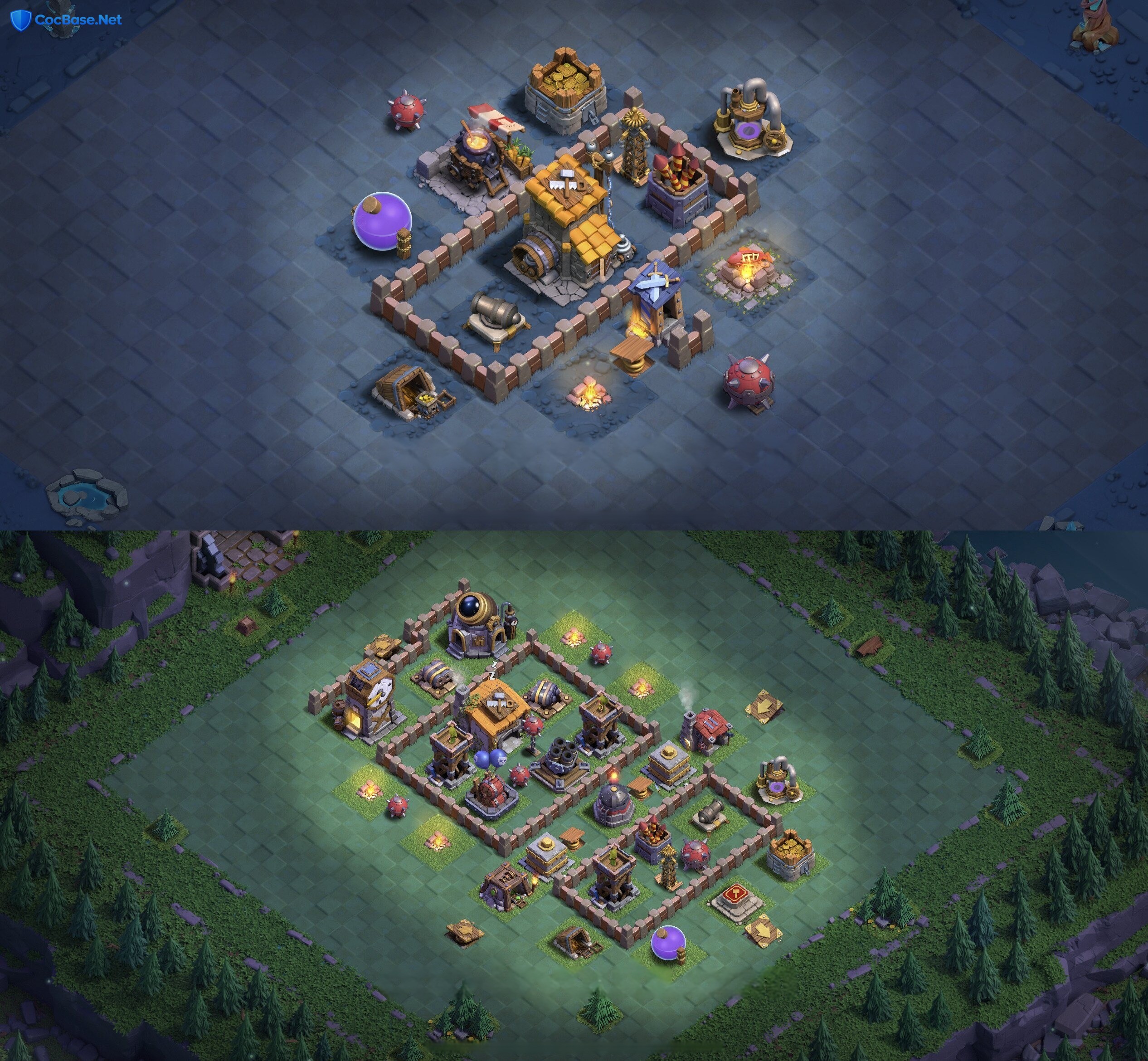 Mega Tesla & Double Cannon Convergence: Strategic Builder Hall 6 Base Layout