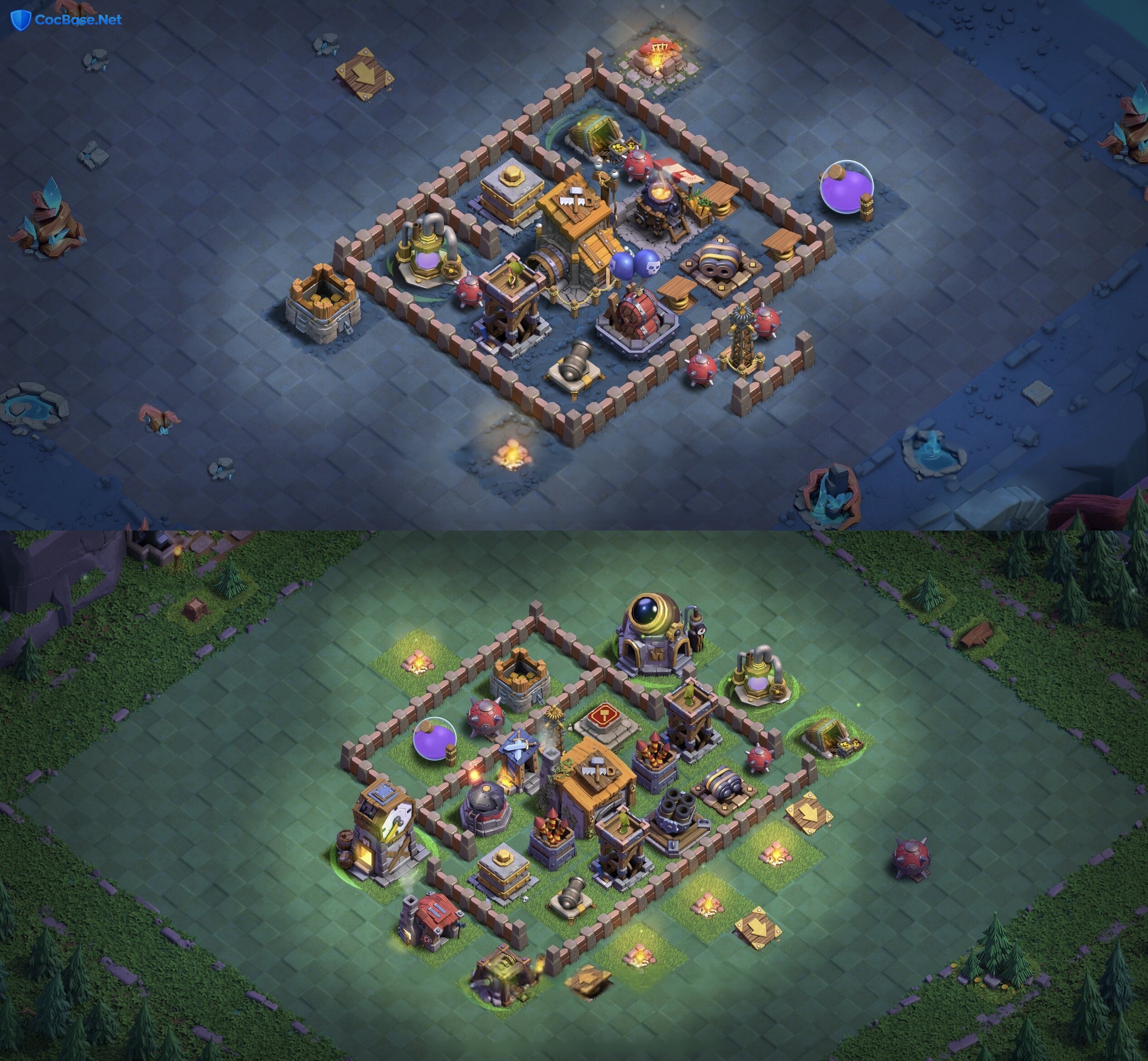 Guard Post Dominance: Multi-Layered Builder Hall 6 Base Layout
